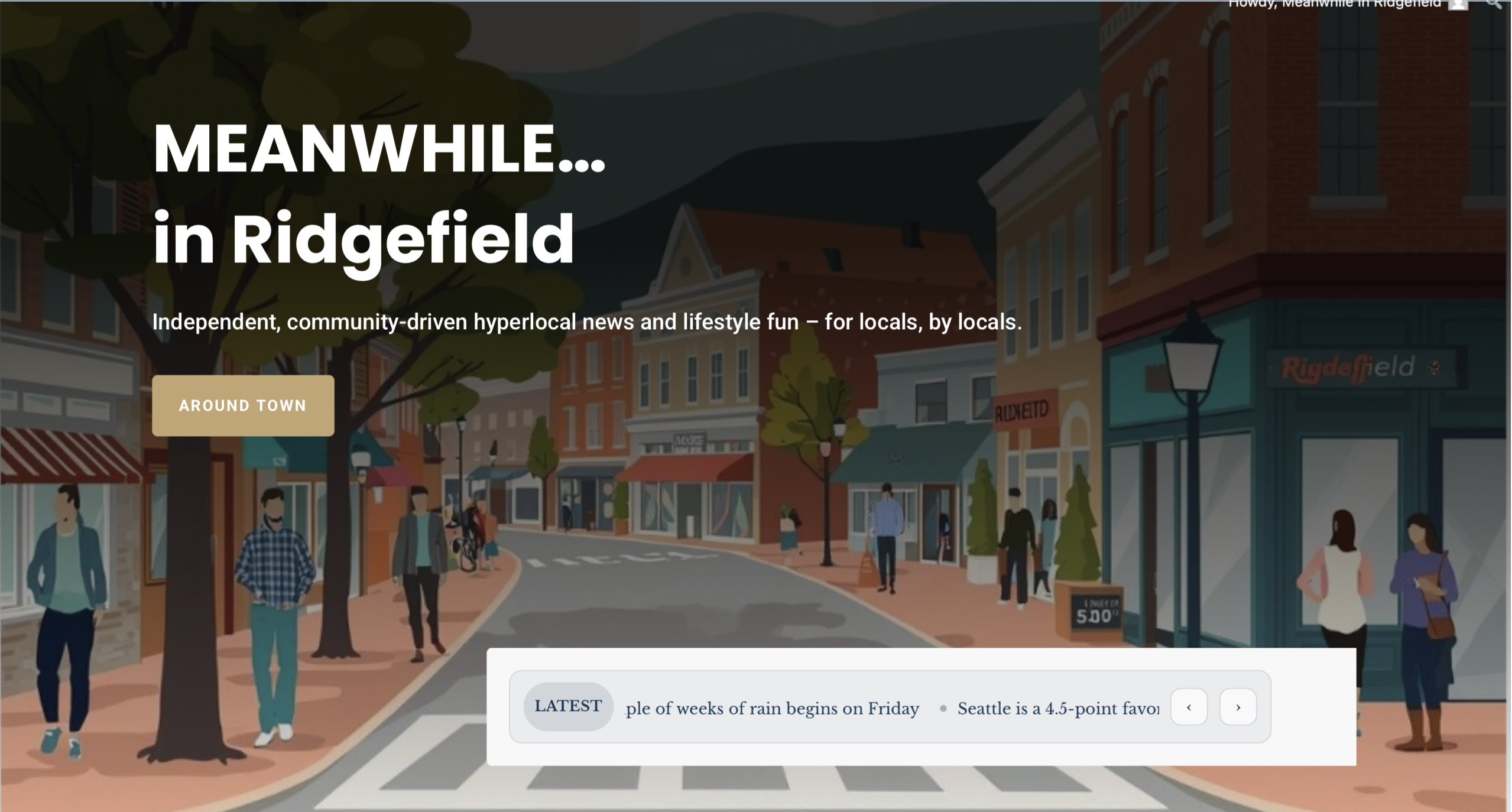 Medspa website header example